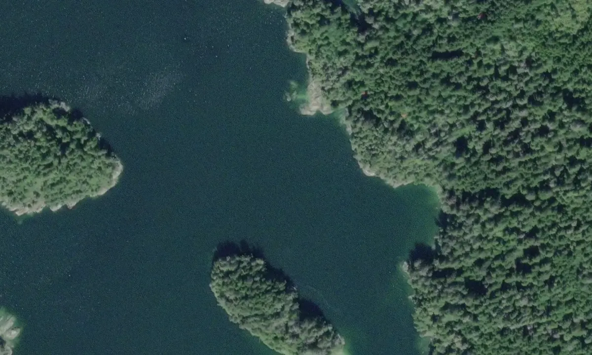 Satelite image of Island 58 Cove