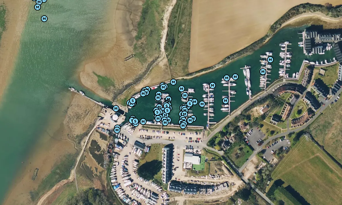 Satelite image of Island Harbour Marina
