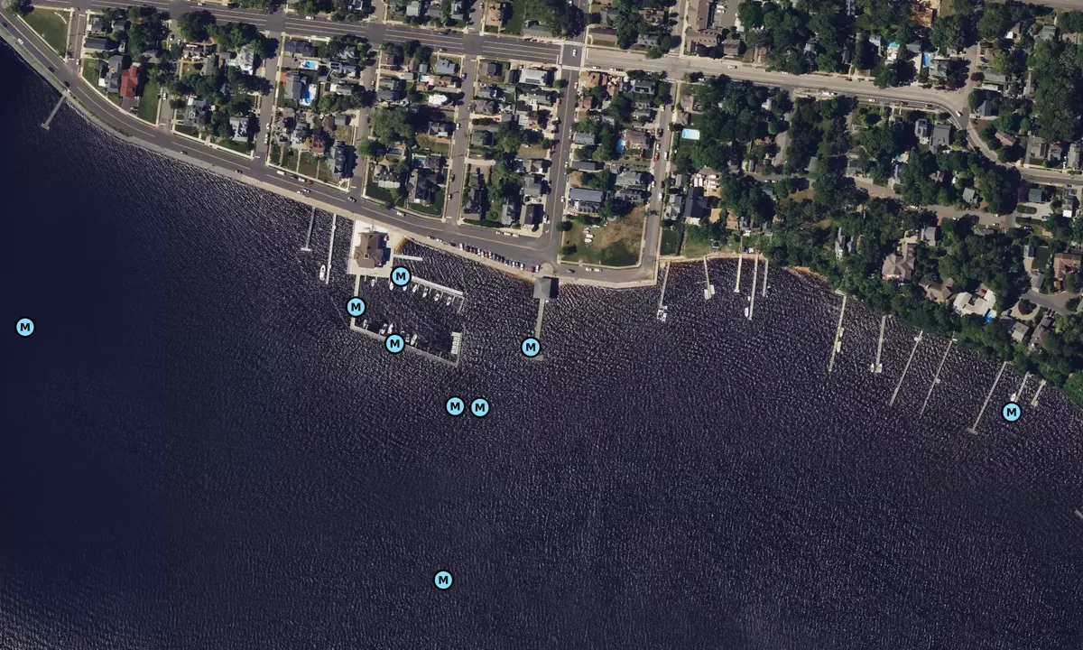 Satelite image of Island Heights public dock