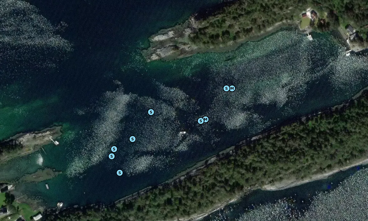 Satelite image of Islandsvågen