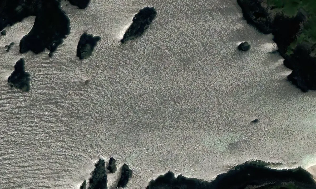 Satelite image of Isle of Canna (South)