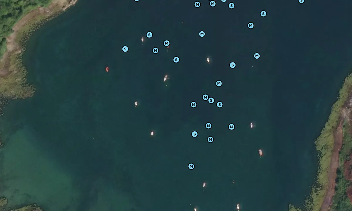 Satelite image of Isleornsay Harbour