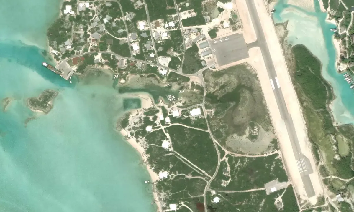 Satelite image of Isles General Store