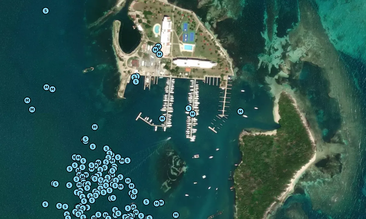 Satelite image of Isleta Marina