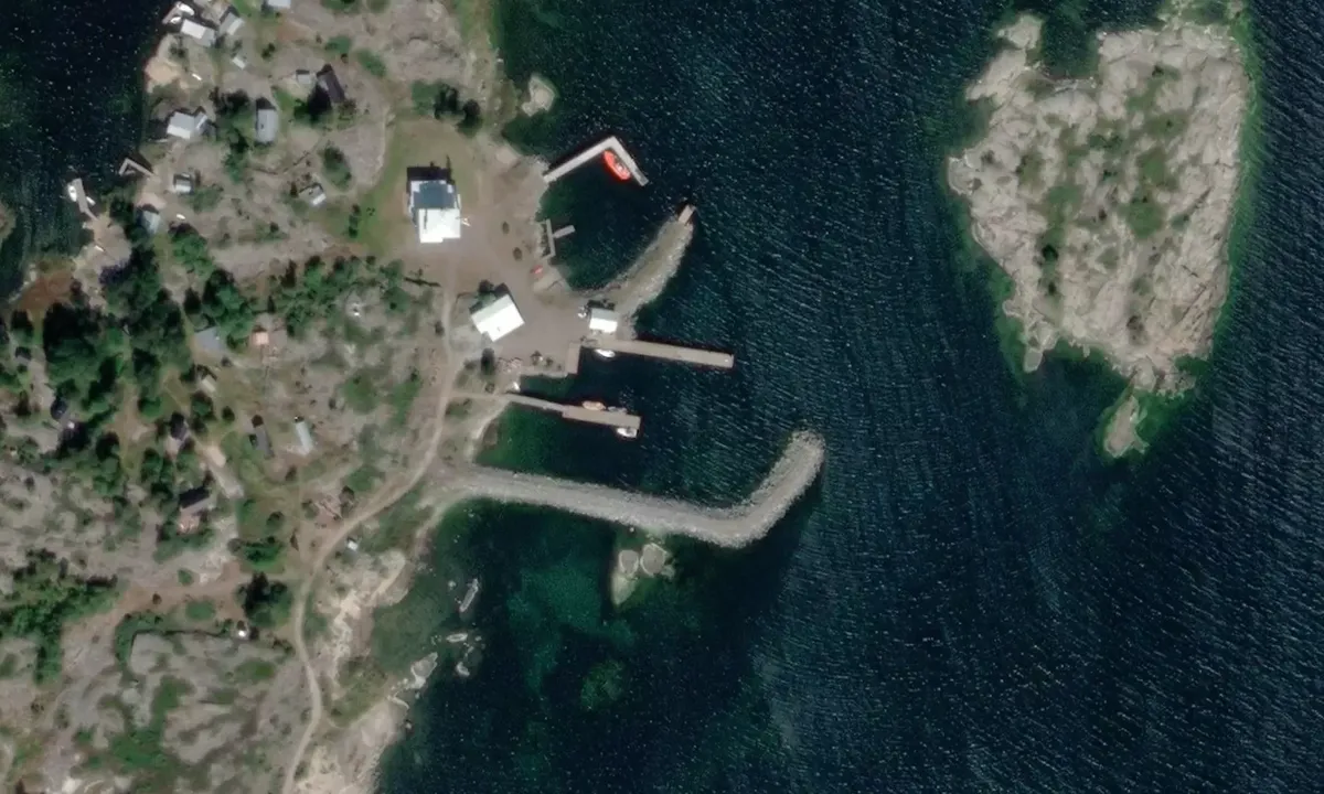 Flyfoto av Isokari satama