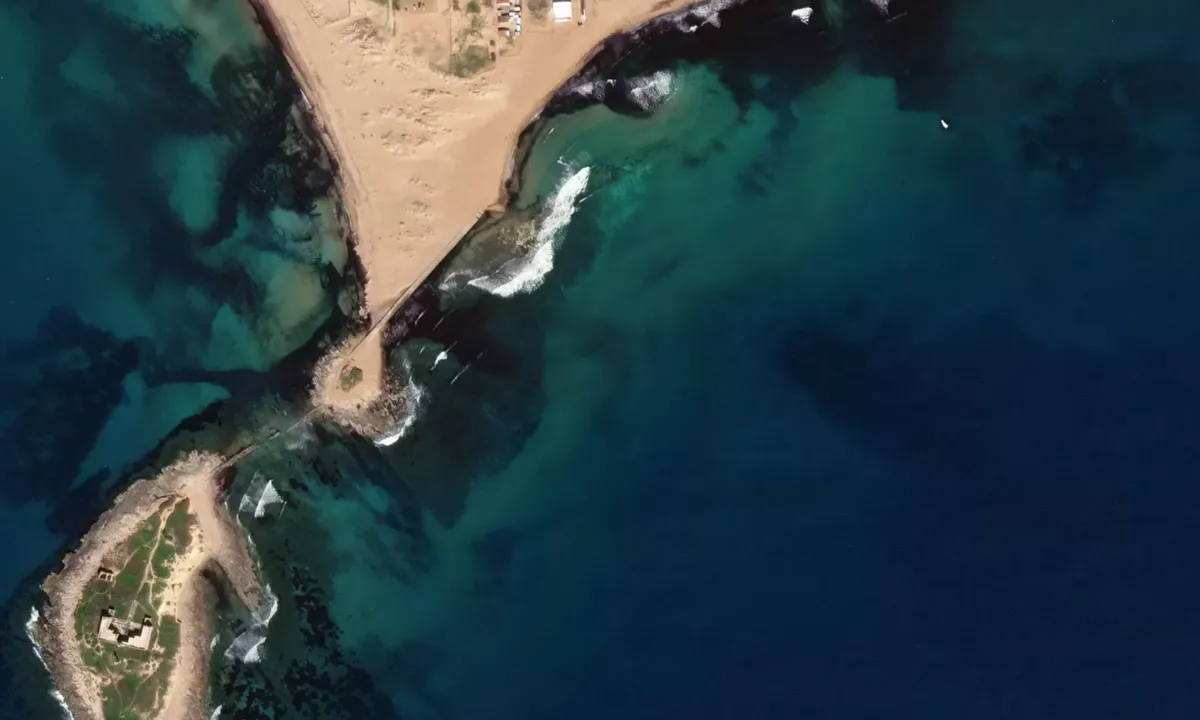 Flyfoto av Isola delle Correnti