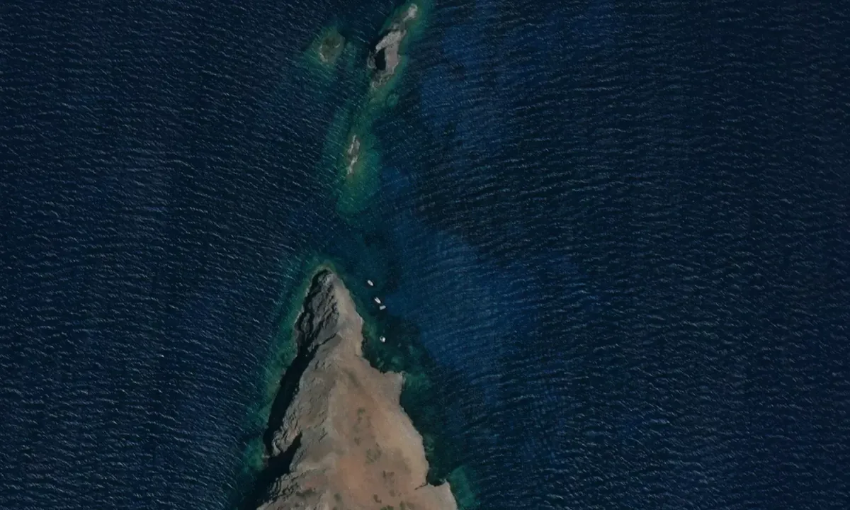 Satelite image of Isola la Vacca
