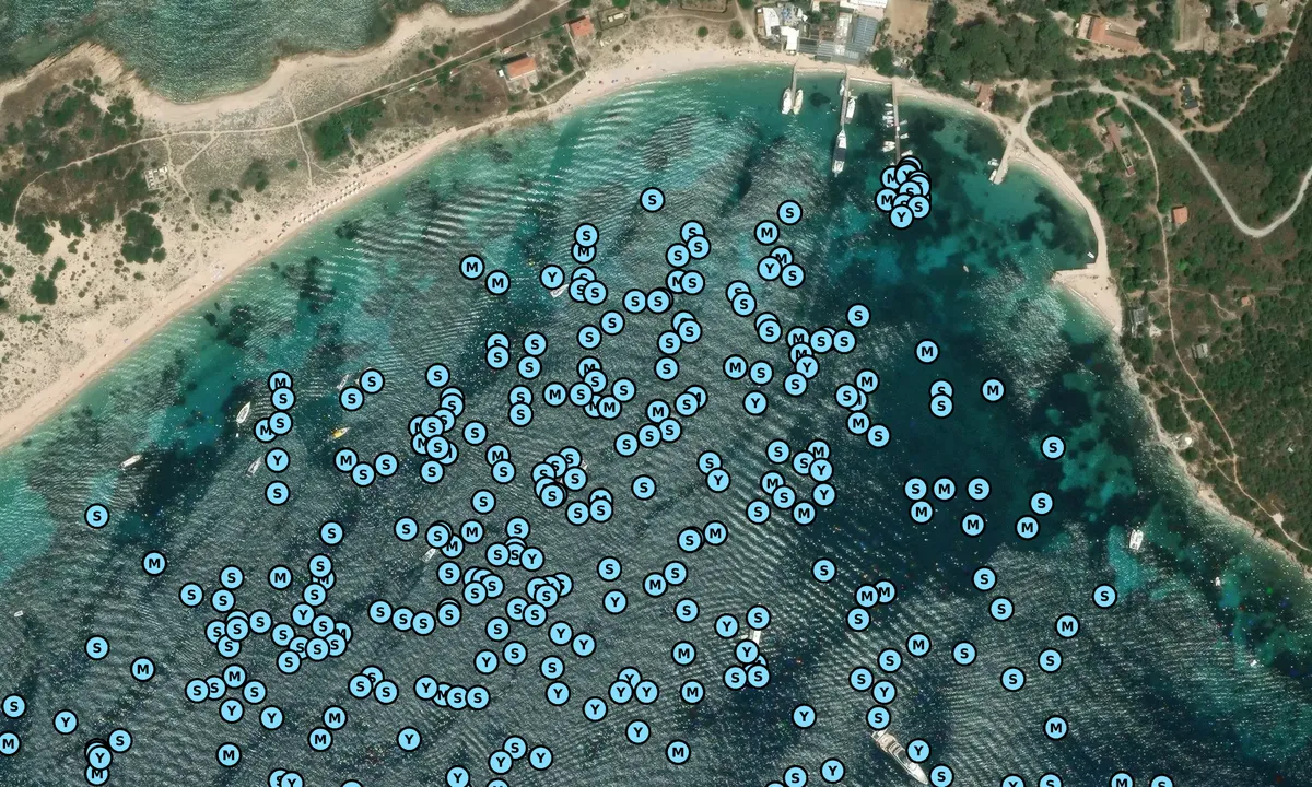 Satelite image of Isola Tavolara