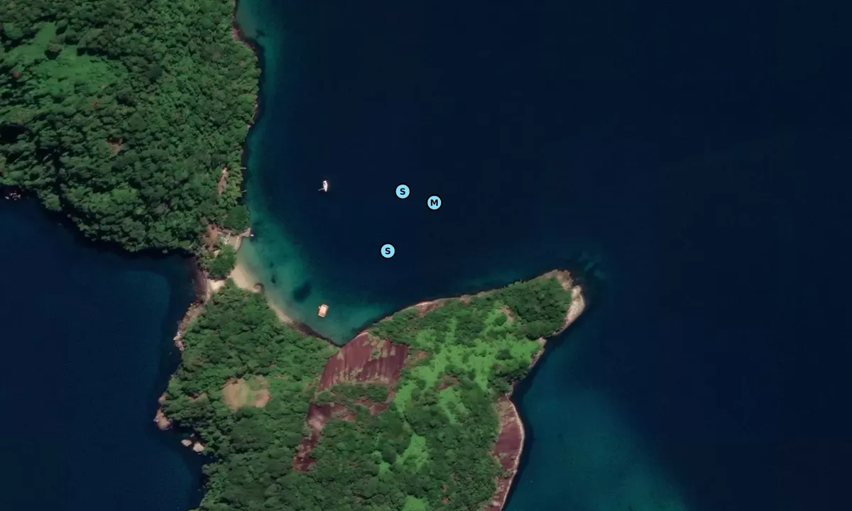 Satelite image of Itanhang Island