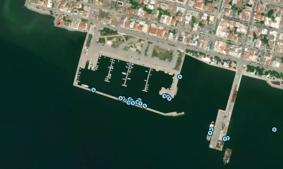 Satelite image of Itea Municipal Marina
