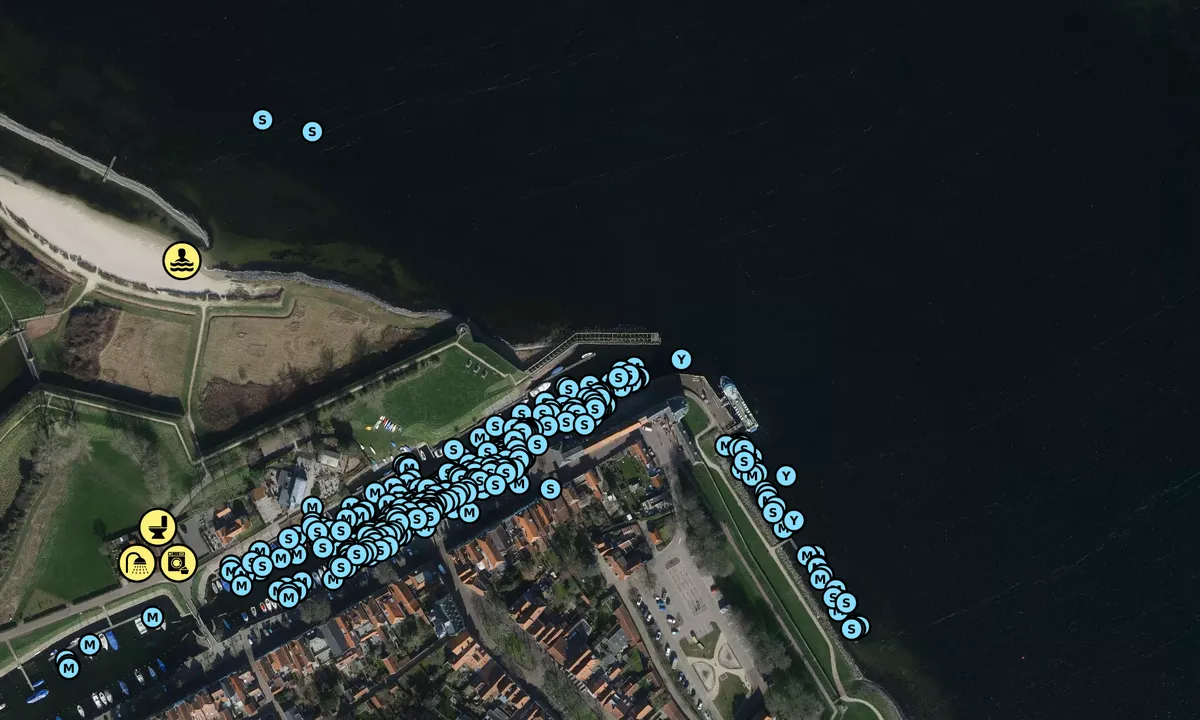 Satelite image of Jachtclub Veere - Zeeland