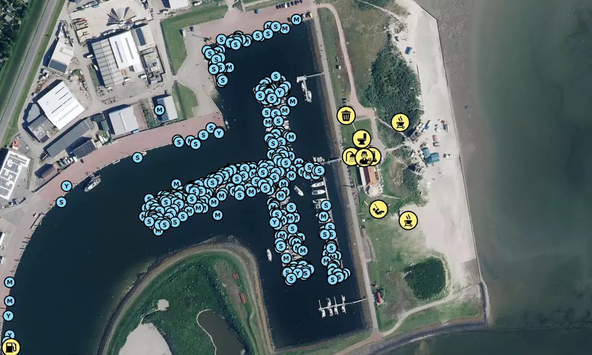 Satelite image of Jachthafen Norderney