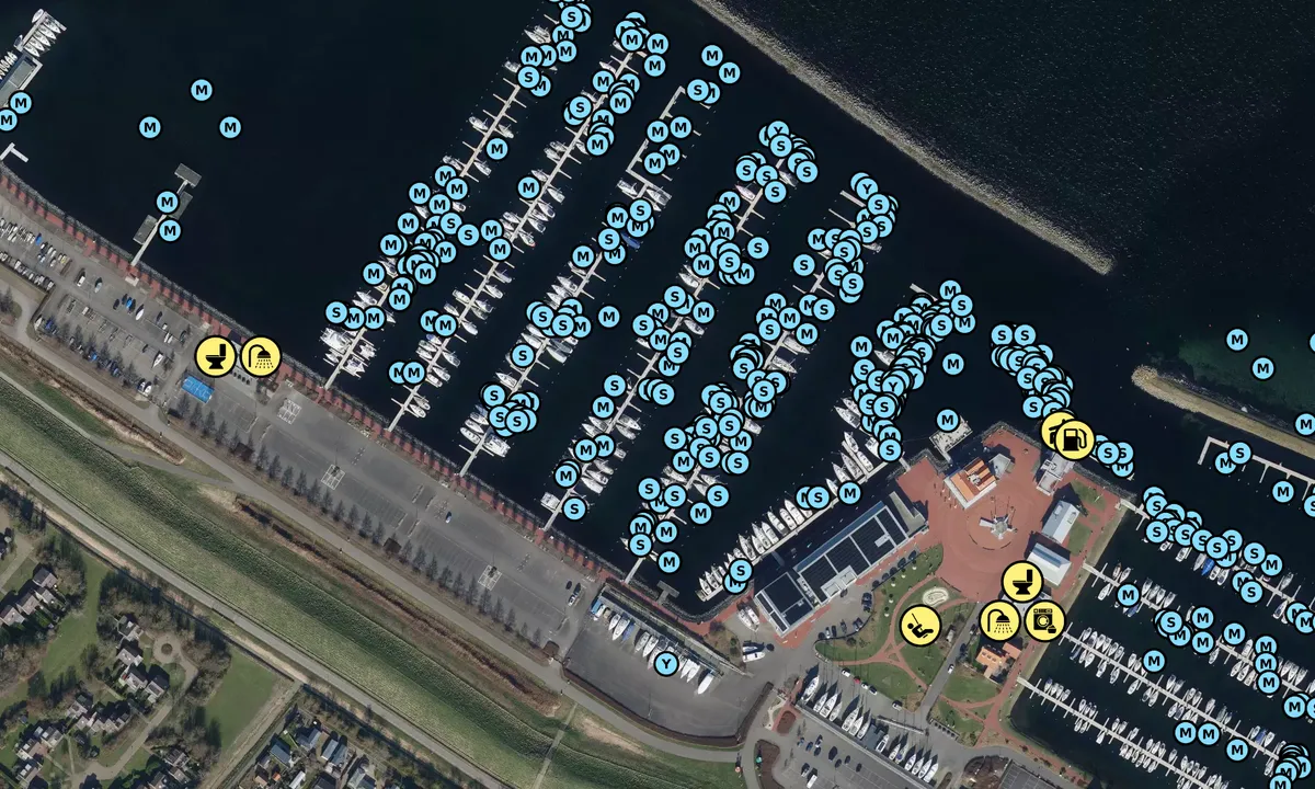 Satelite image of Jachthaven Bruinisse