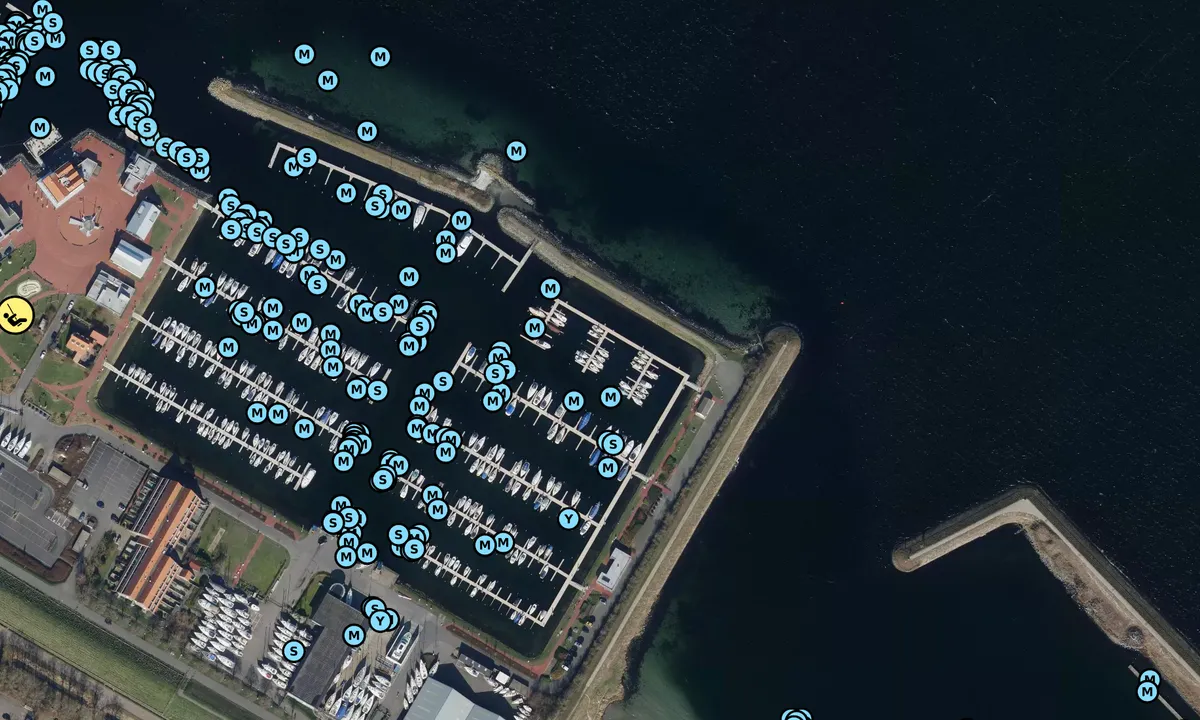 Satelite image of Jachthaven Bruinisse - Schouwen-Duiveland