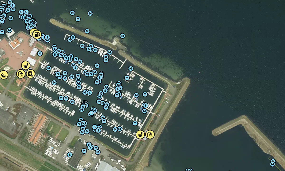 Satelite image of Jachthaven Bruinisse - Schouwen-Duiveland