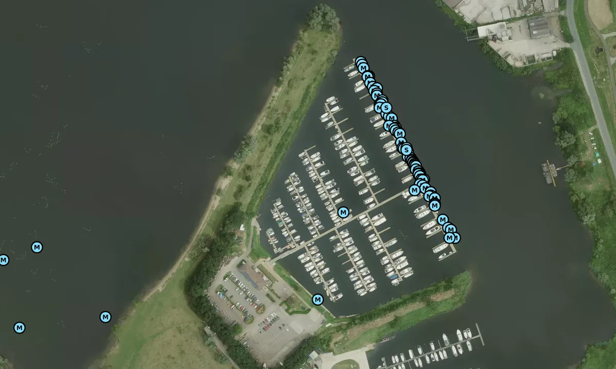 Satelite image of Jachthaven de batavier (Yacht Marina)