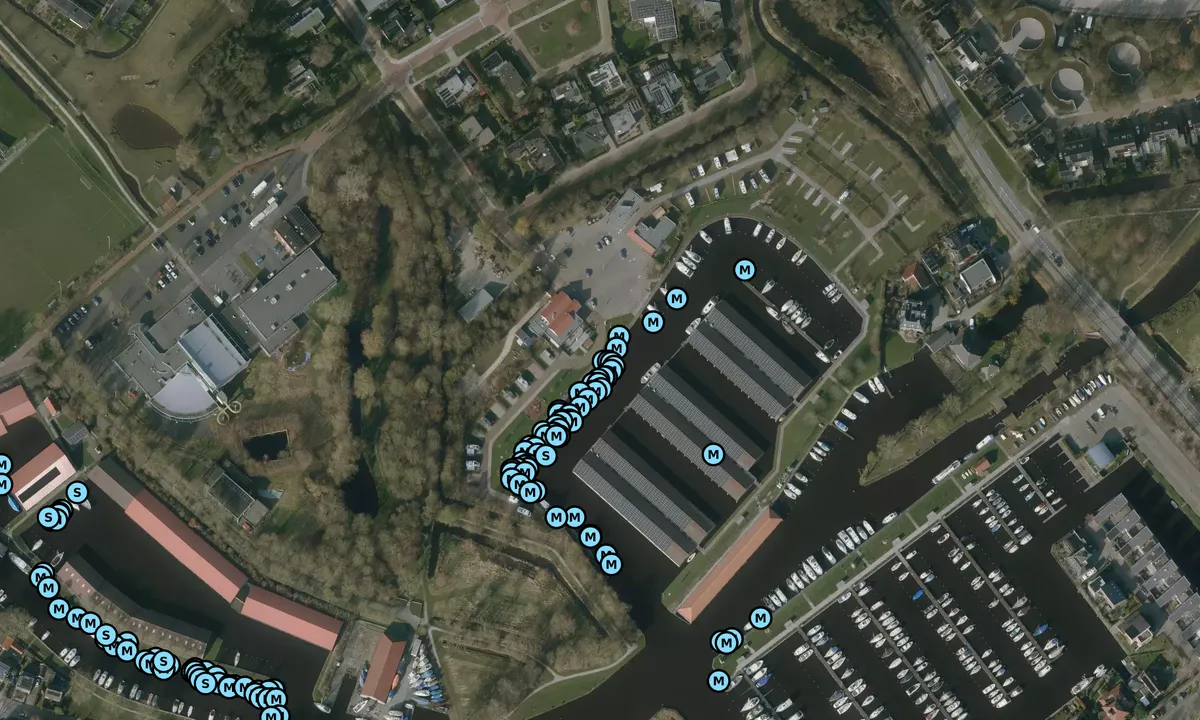 Satelite image of Jachthaven De Domp