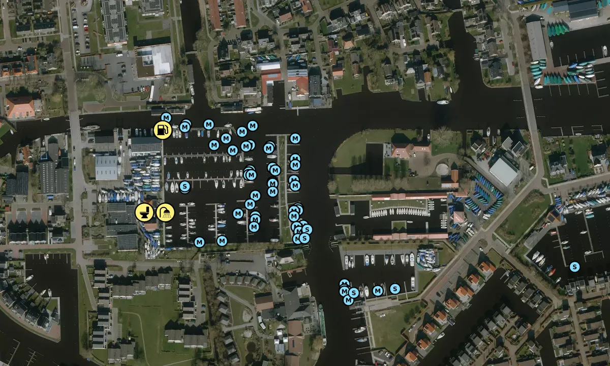 Satelite image of Jachthaven de Eendracht