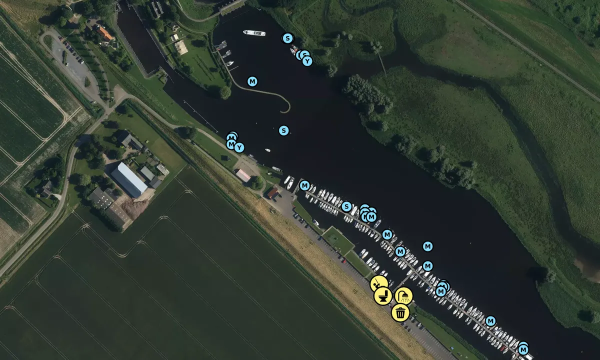 Satelite image of Jachthaven de Vlije