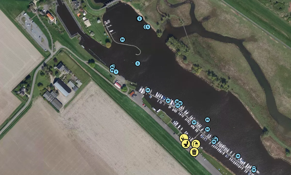 Satelite image of Jachthaven de Vlije