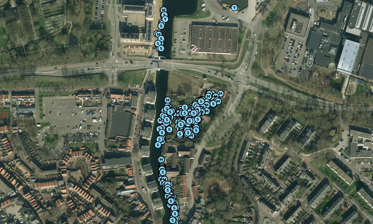 Satelite image of Jachthaven De Werf