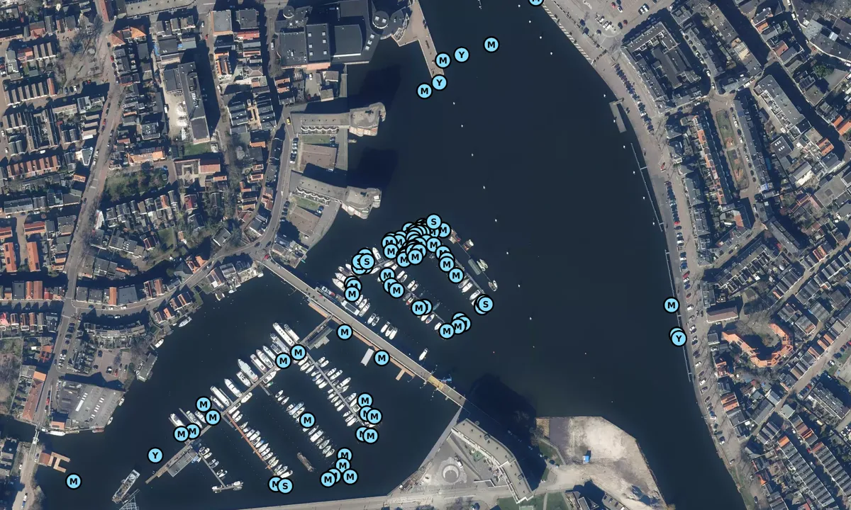 Satelite image of Jachthaven Dukra