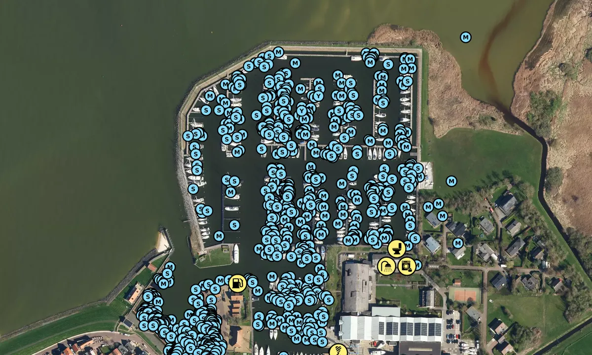 Satelite image of Jachthaven Hindeloopen
