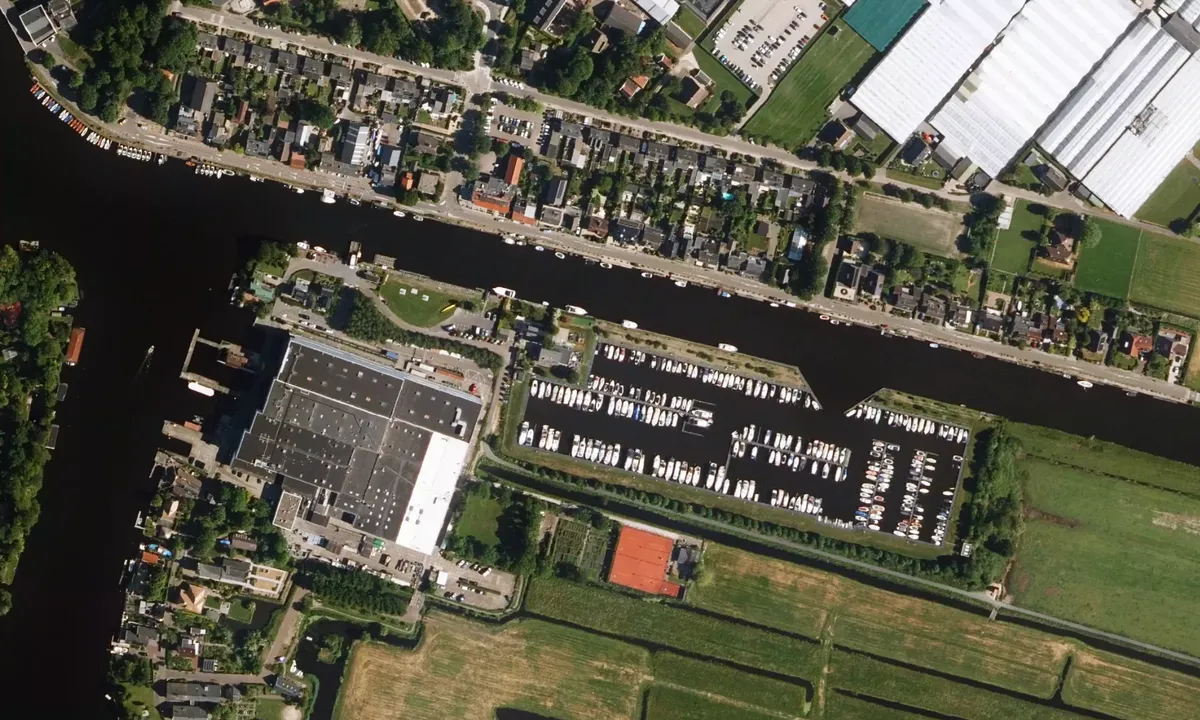 Flyfoto av Jachthaven Kaagdorp