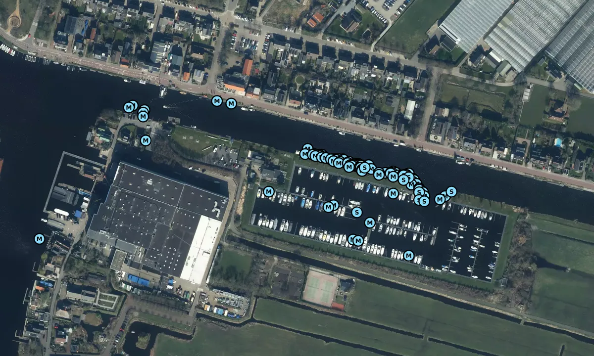 Satelite image of Jachthaven Kaagdorp