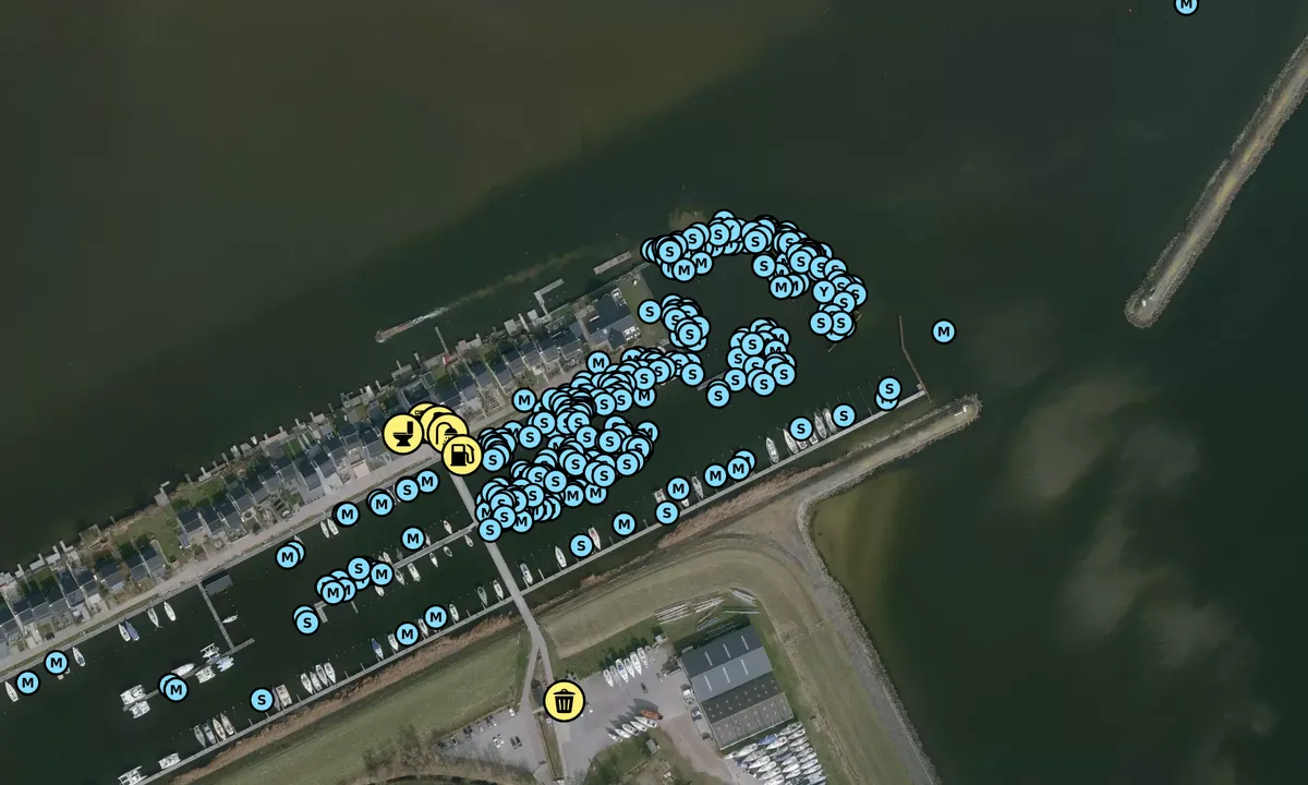 Satelite image of Jachthaven Marina Den Oever