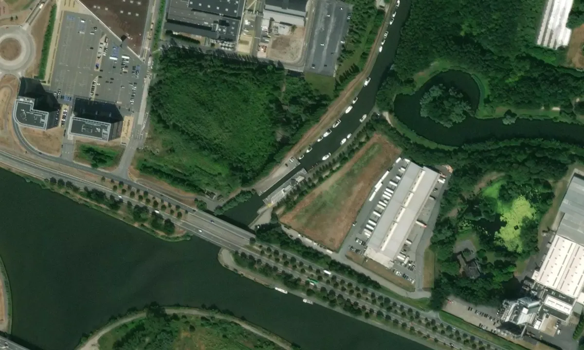 Flyfoto av Jachthaven Merelbeke