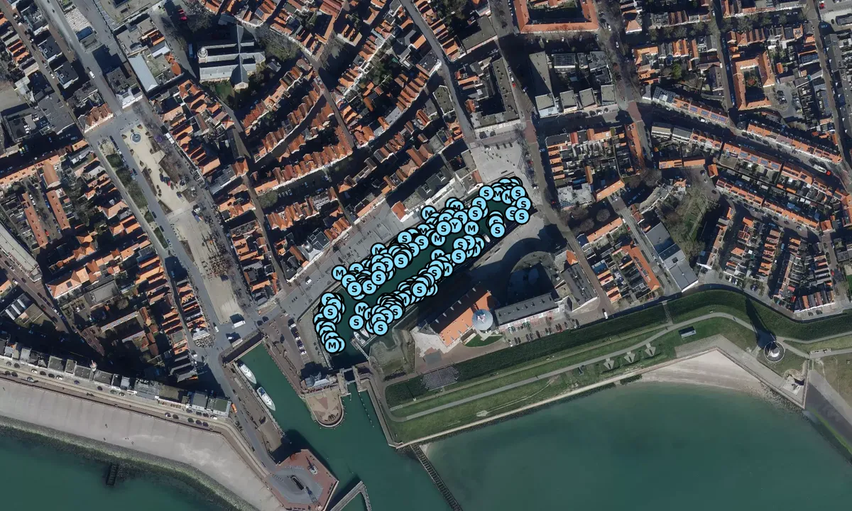 Satelite image of Jachthaven Michiel de Ruijterhaven