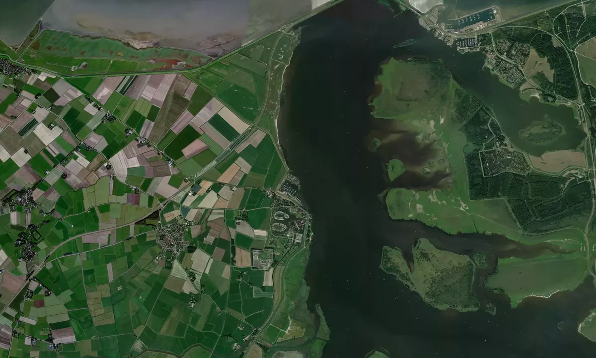 Flyfoto av Jachthaven Oostmahoorn