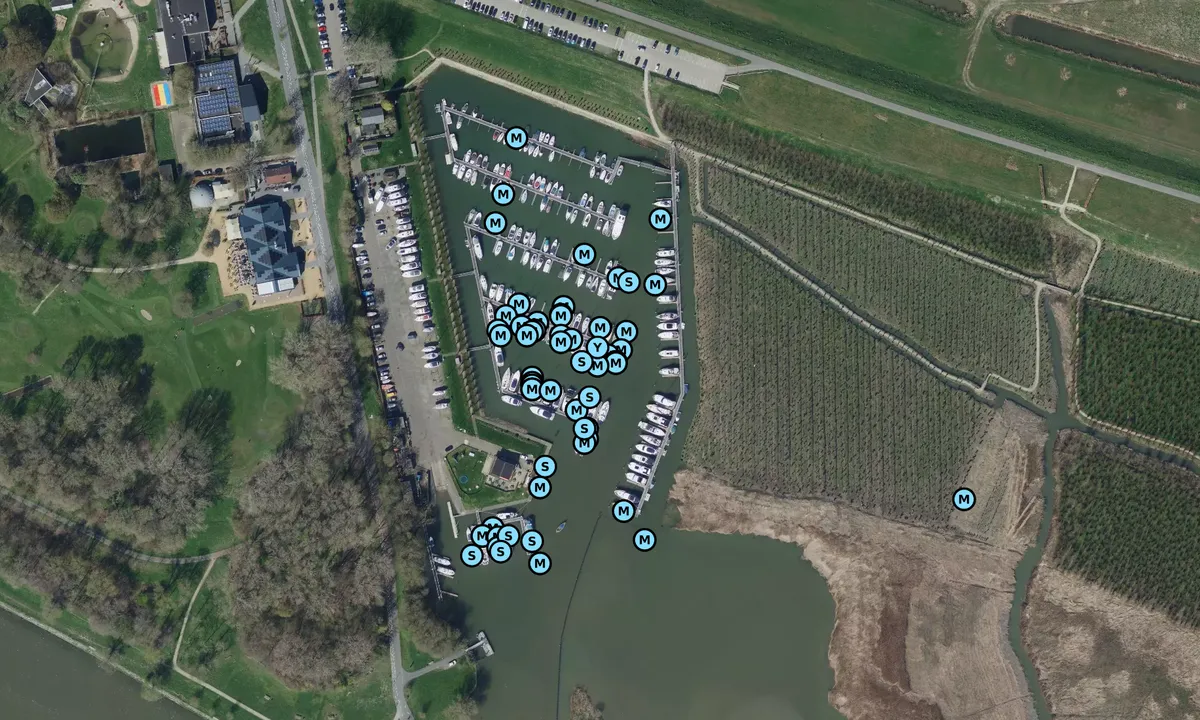 Satelite image of Jachthaven Rhoon - Poortugaal