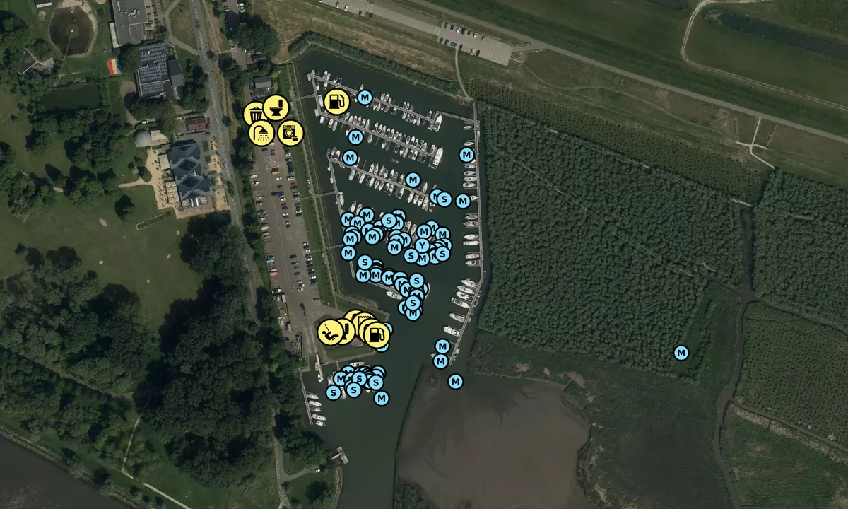 Satelite image of Jachthaven Rhoon - Poortugaal