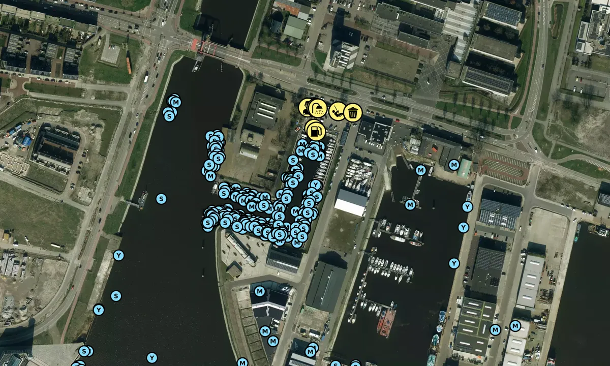 Satelite image of Jachthaven Schelde
