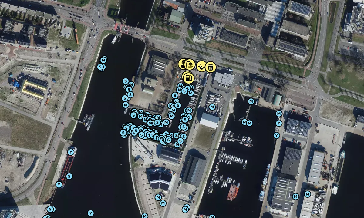Satelite image of Jachthaven Schelde
