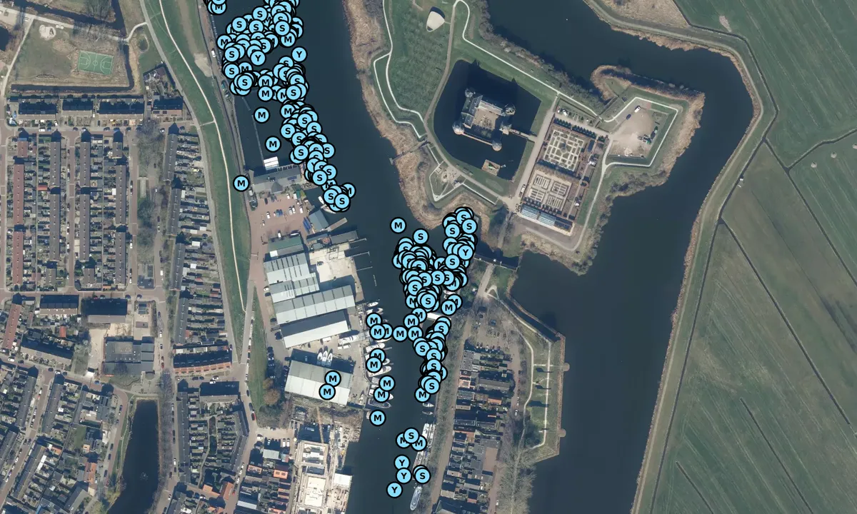 Satelite image of Jachthaven Stichting Muiden