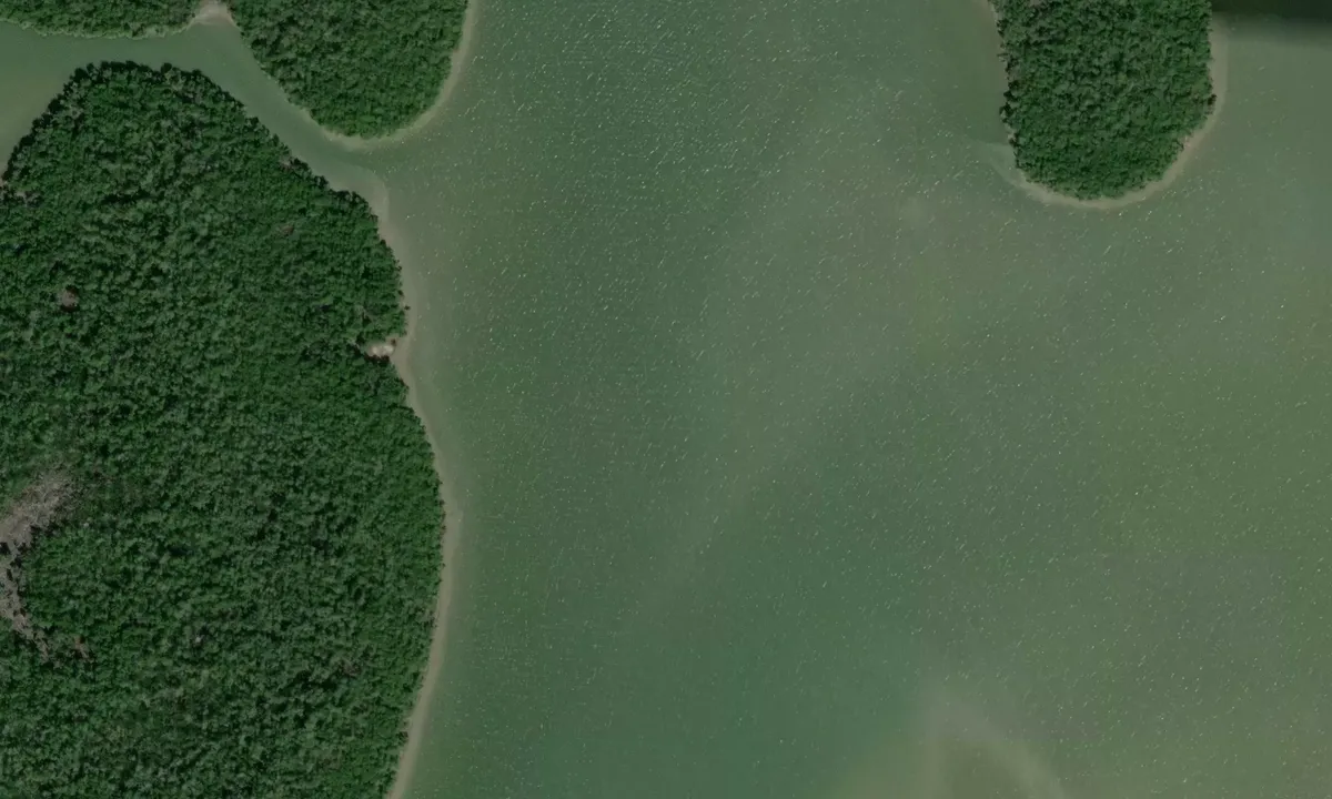 Satelite image of Jack Daniels Key