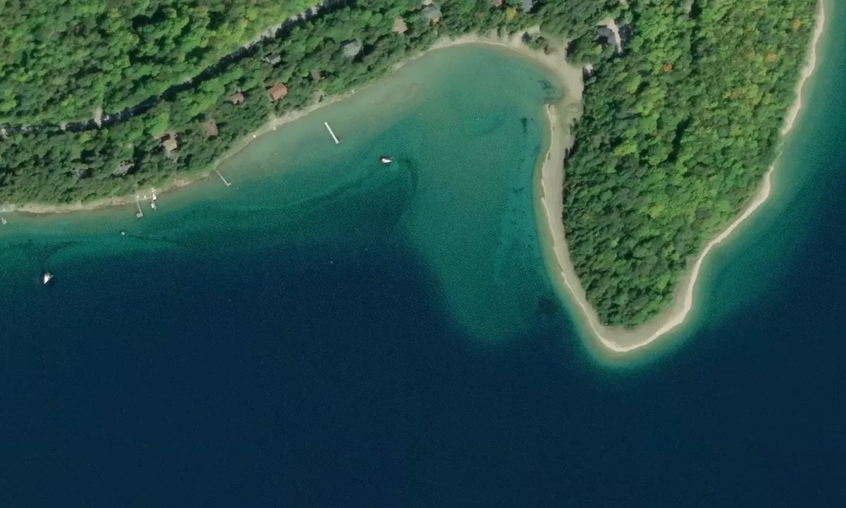 Satelite image of Jackson Point