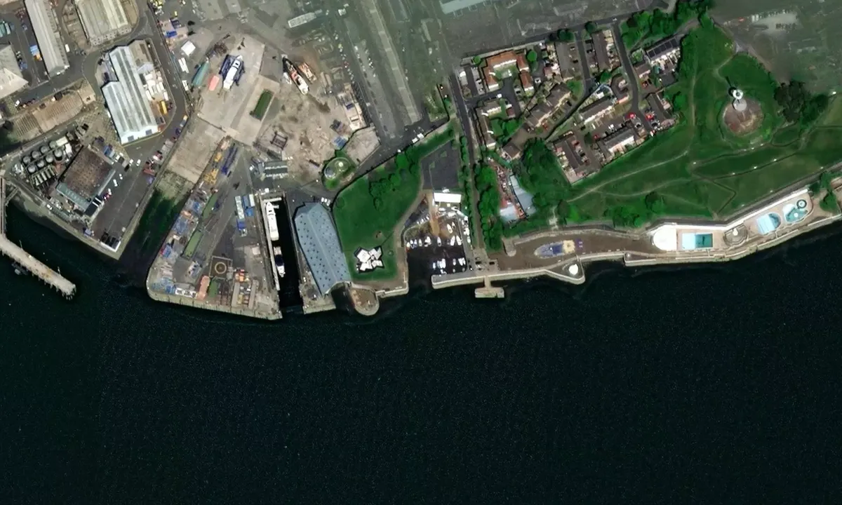 Satelite image of James Street Mutton Cove