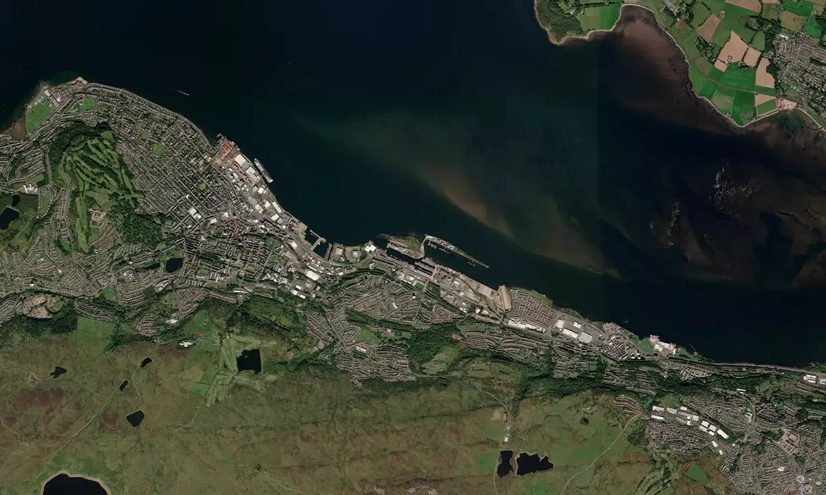 Flyfoto av James Watt Dock Marina - Greenock