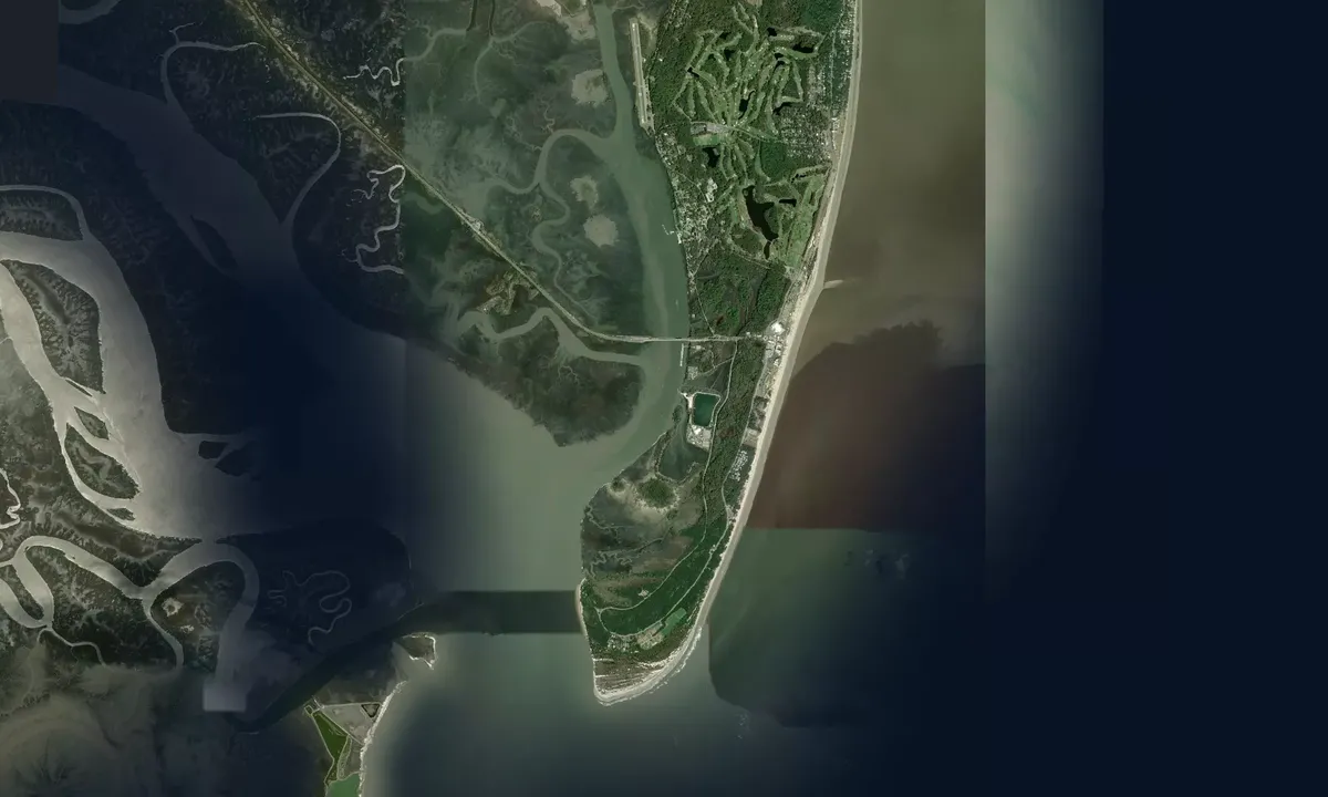 Flyfoto av Jekyll Creek - 3