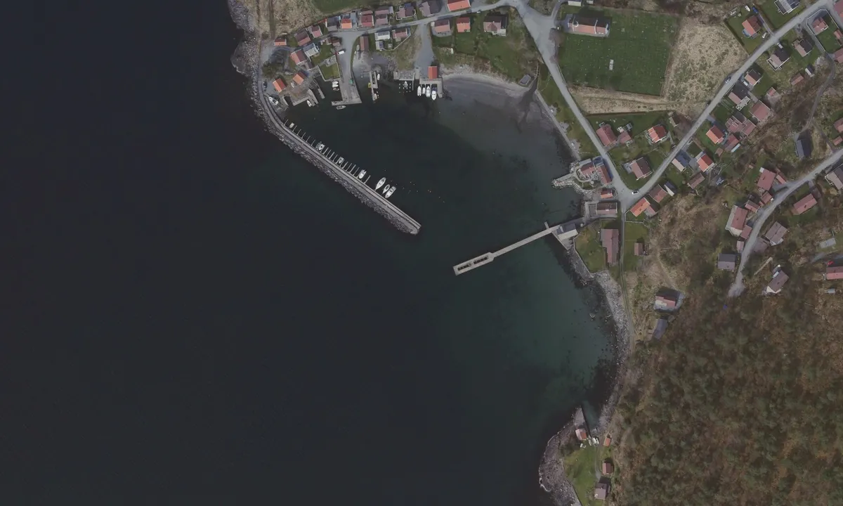 Flyfoto av Jelsa Båtforening