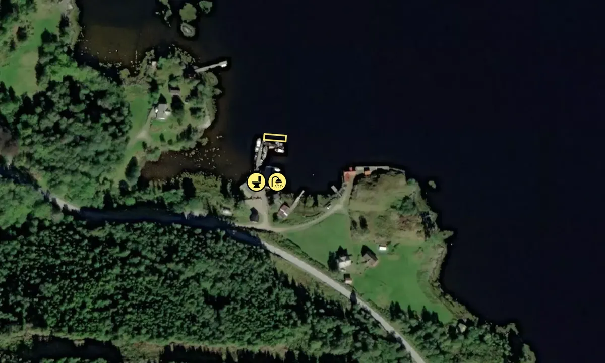 Satelite image of Jensbua Gjestebryggje