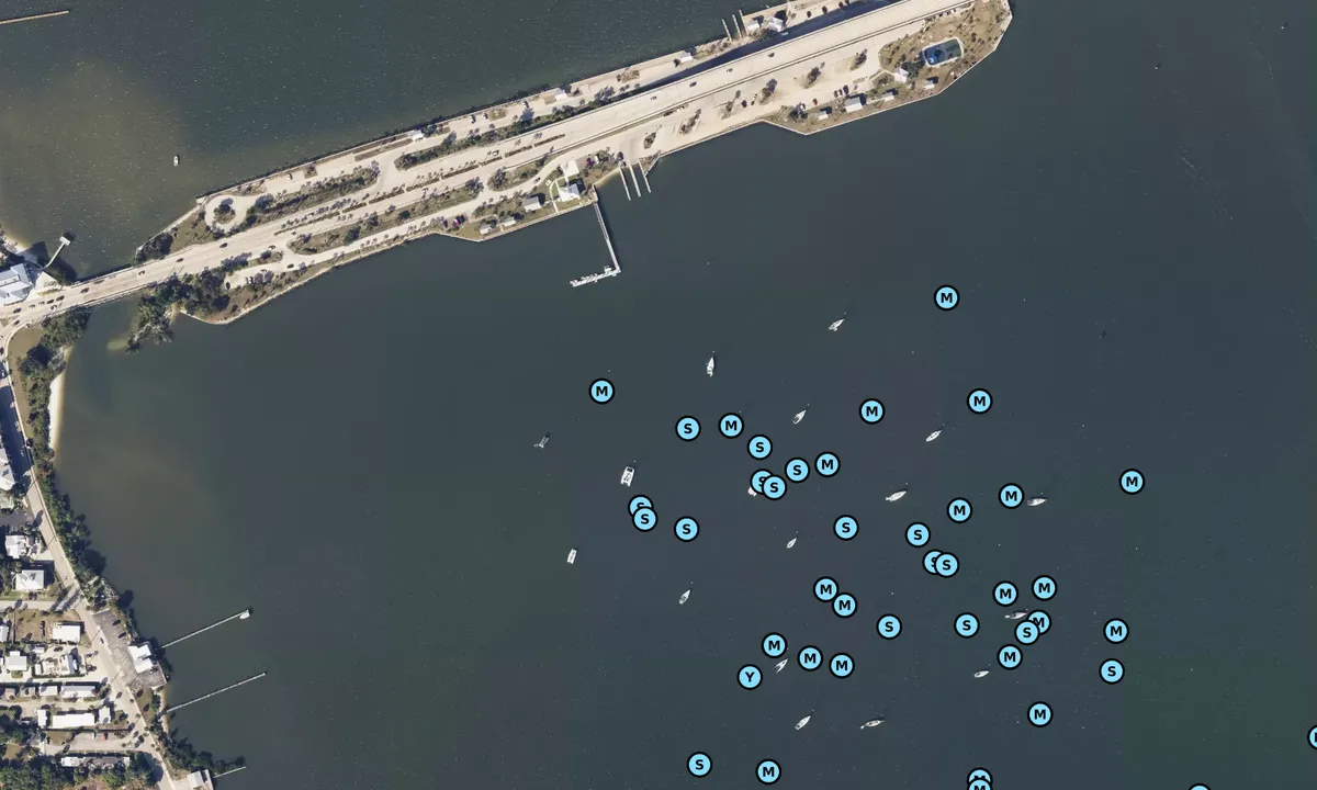 Satelite image of Jensen Beach