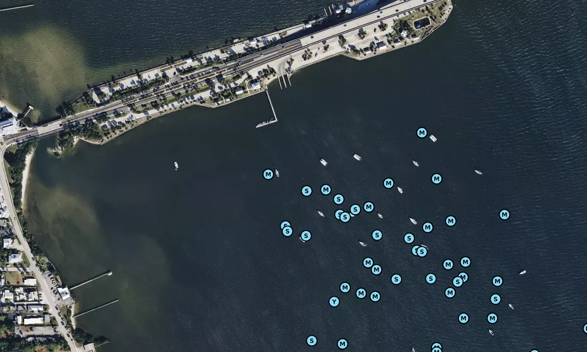 Satelite image of Jensen Beach