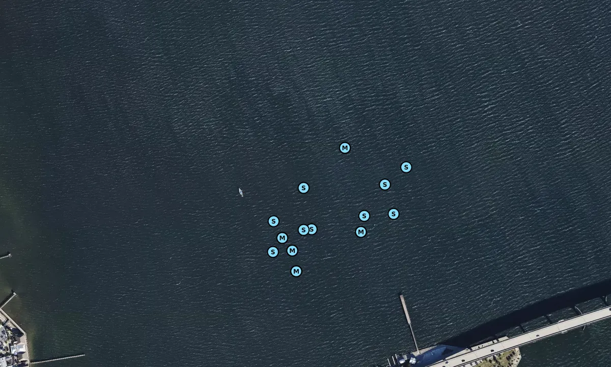 Satelite image of Jensen Beach North