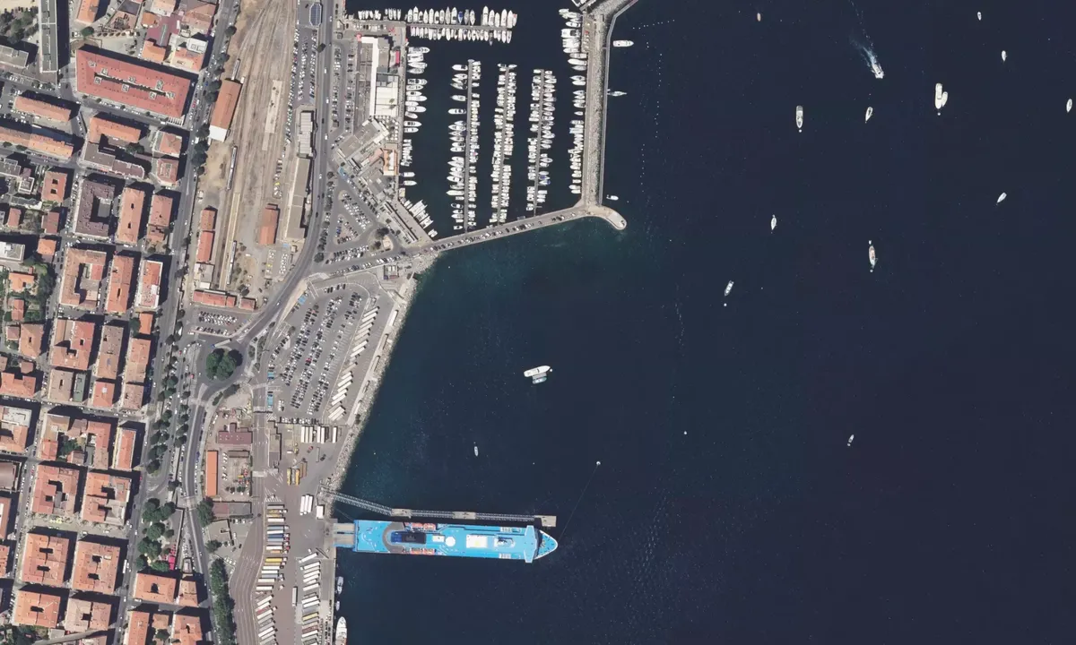 Flyfoto av Jetée du Margonajo