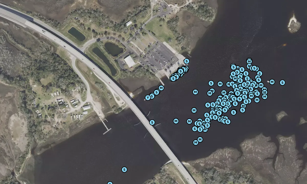 Satelite image of Jim King Park Marina